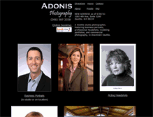 Tablet Screenshot of adonisphotos.com